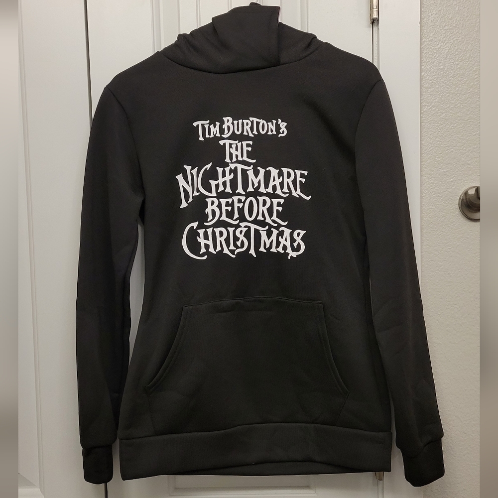 Black and purple Jack Skellington hoodie, Size small